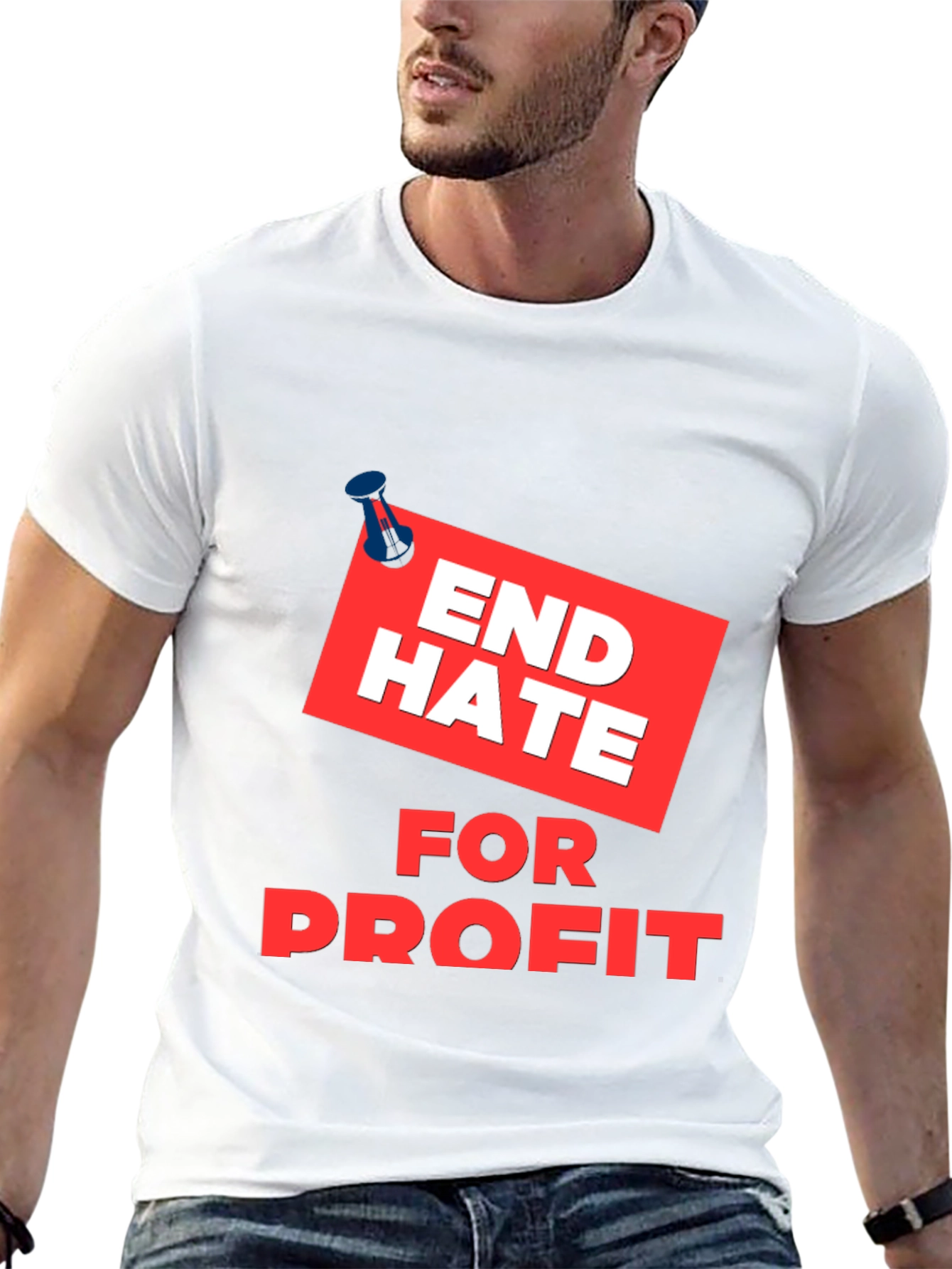End Hate For Profit Black T-Shirt
