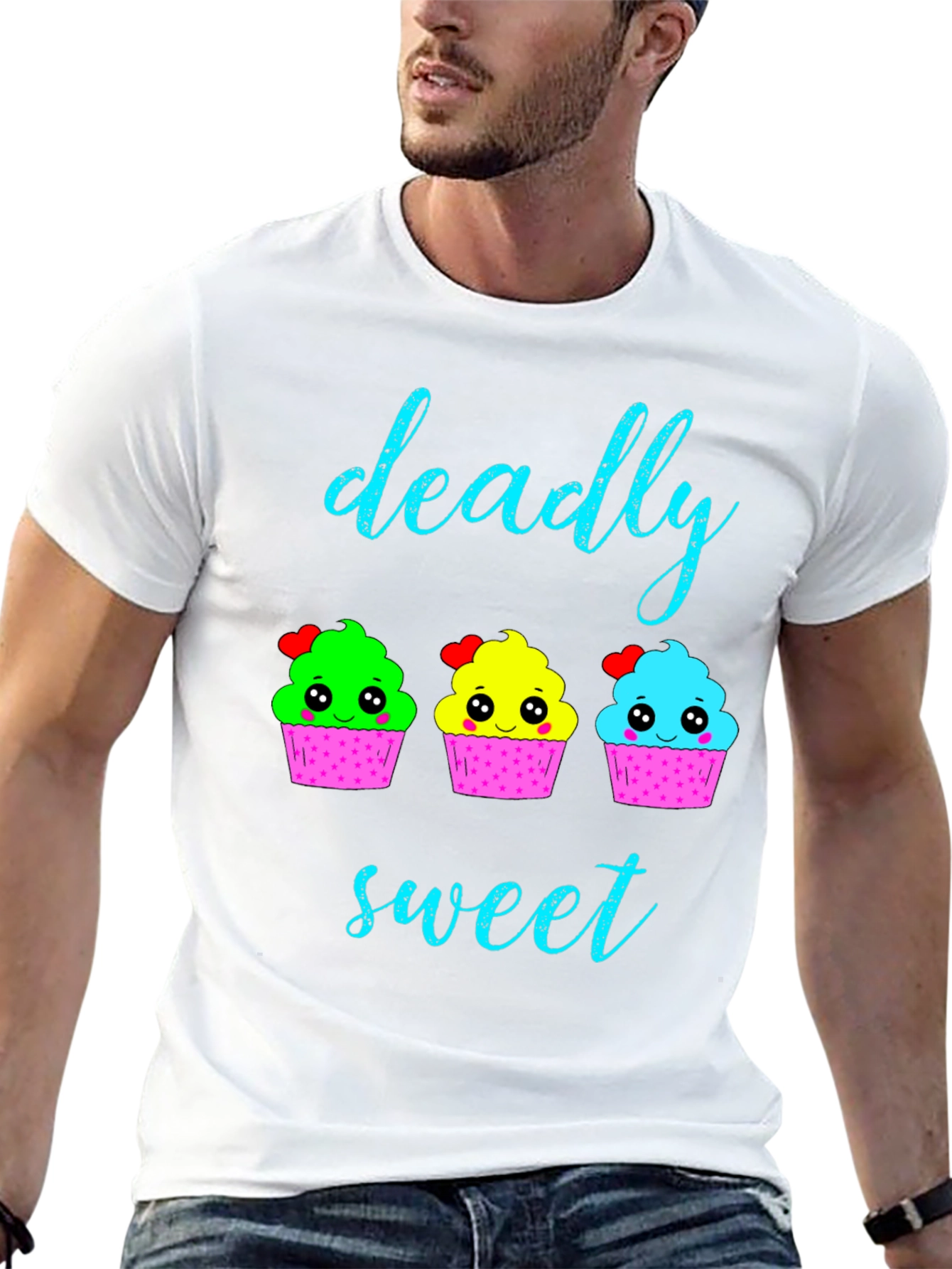 Deadly Sweet Cupcake Graphic T-Shirt
