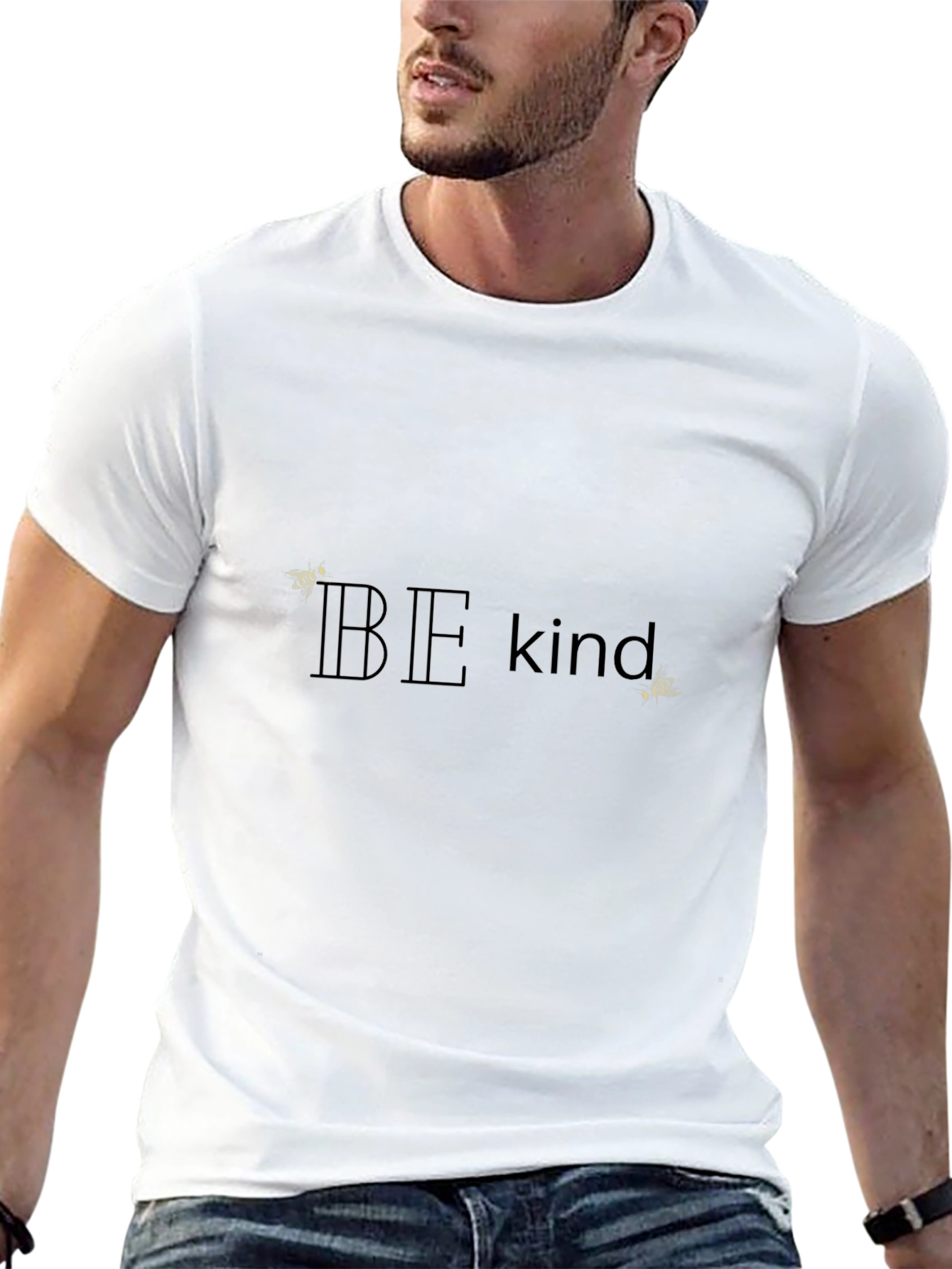 Be Kind Bee Graphic Tee - Black