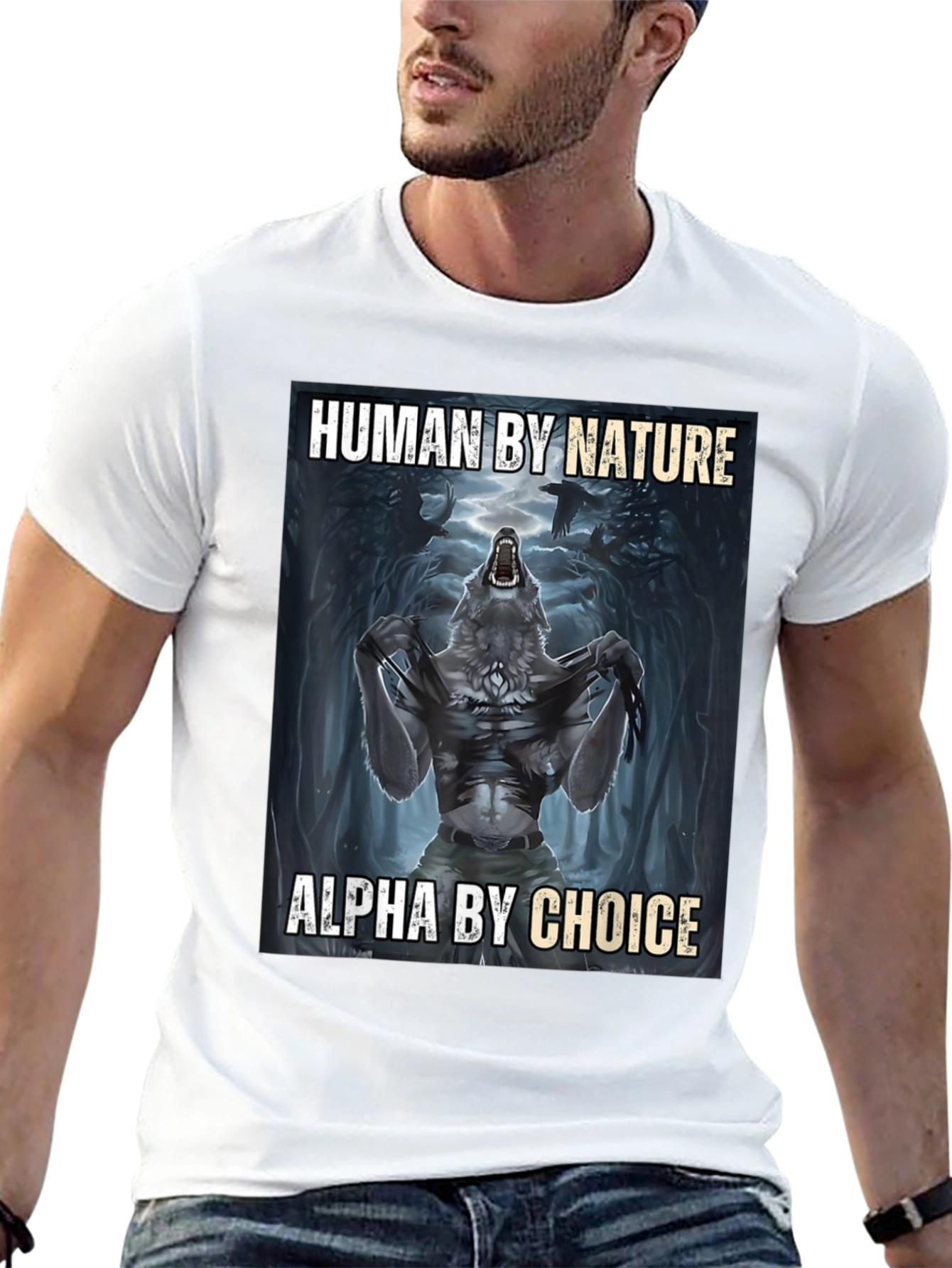 Human by Nature Alpha by Choice T-Shirt