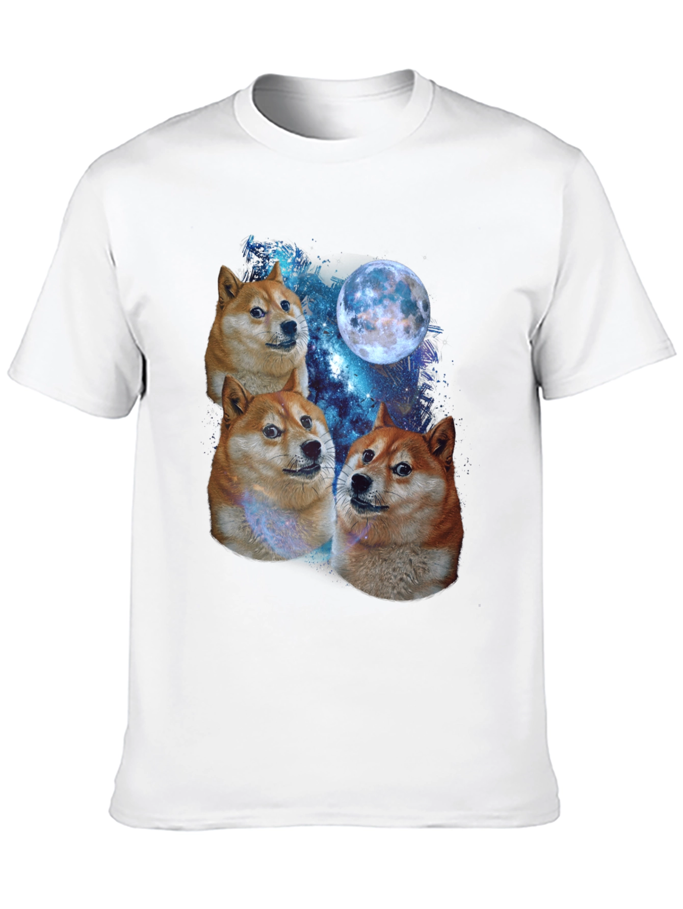 Doge Moon Graphic Tee - Black