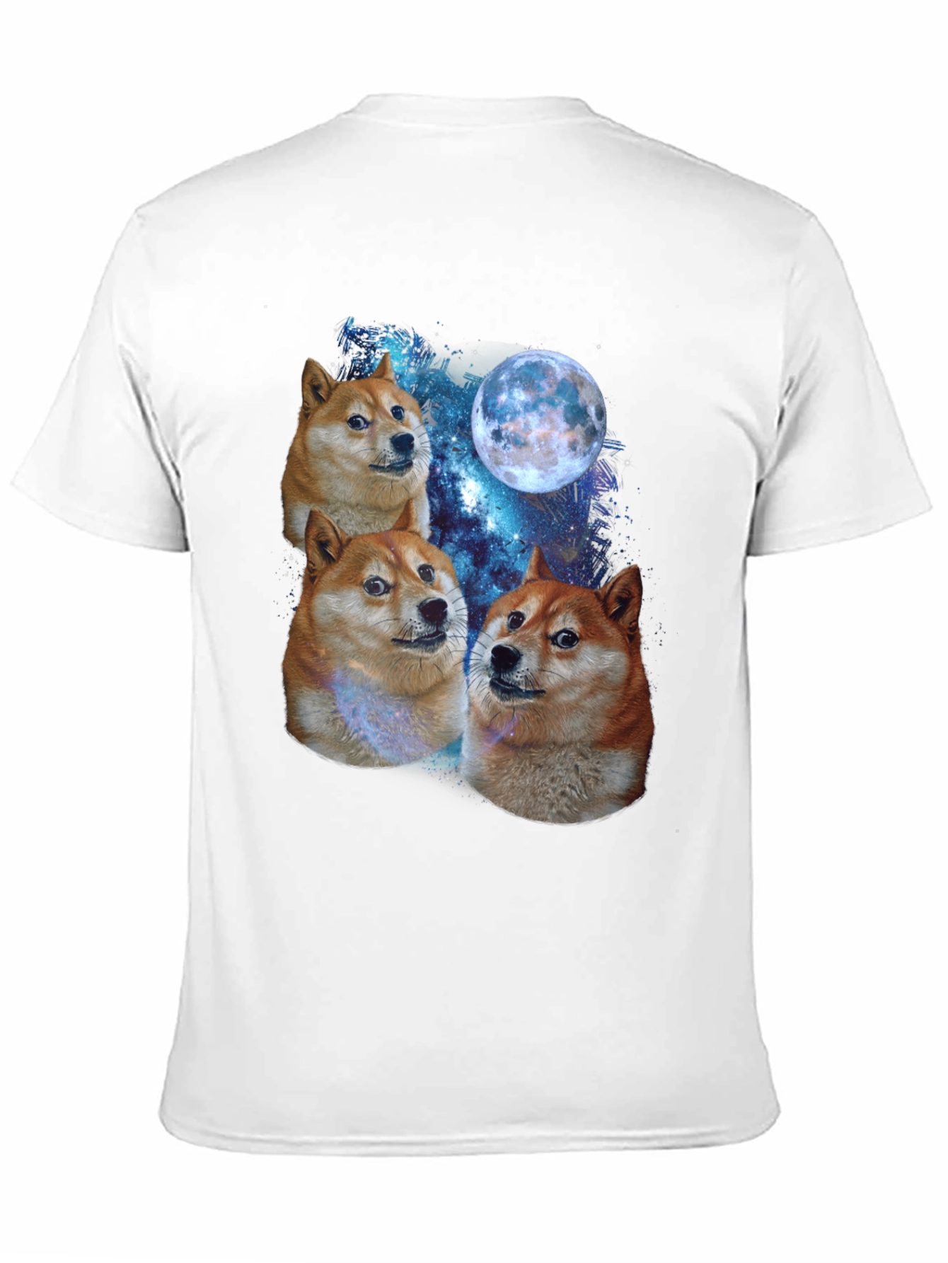 Doge Moon Graphic Tee - Black
