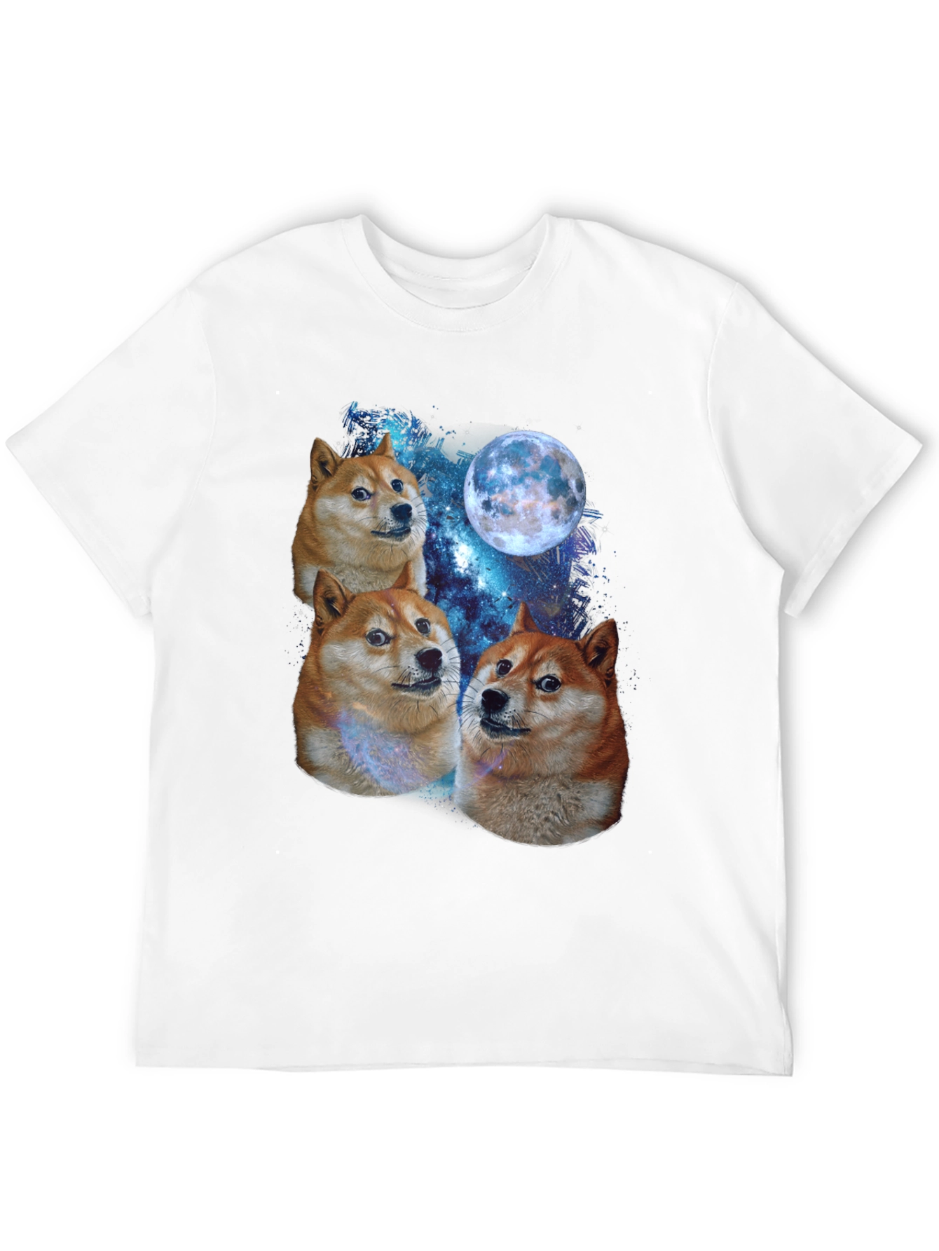 Doge Moon Graphic Tee - Black