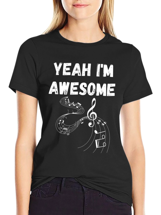 Awesome Music Lover T-Shirt - Black