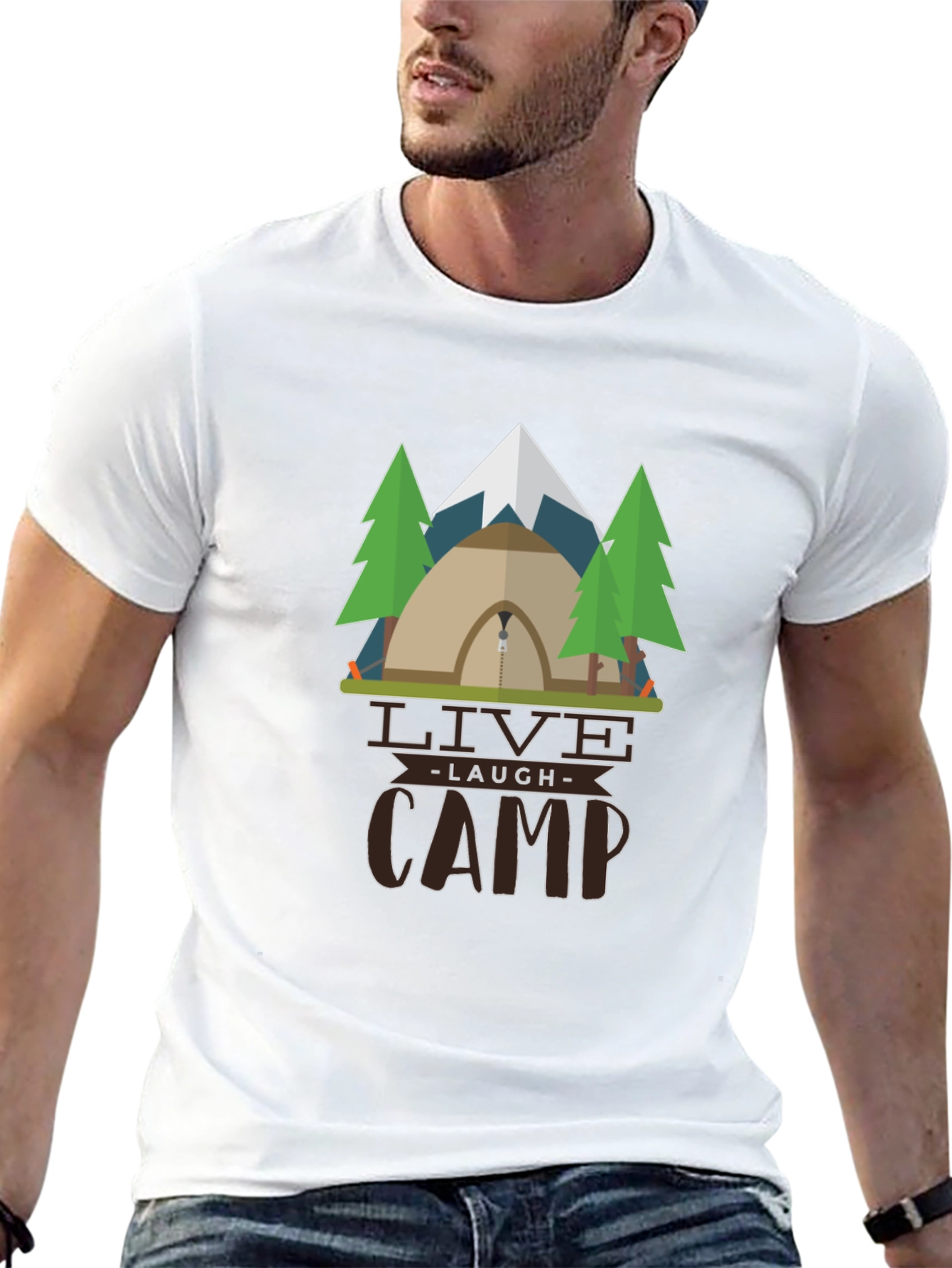 Live Laugh Camp Graphic T-Shirt