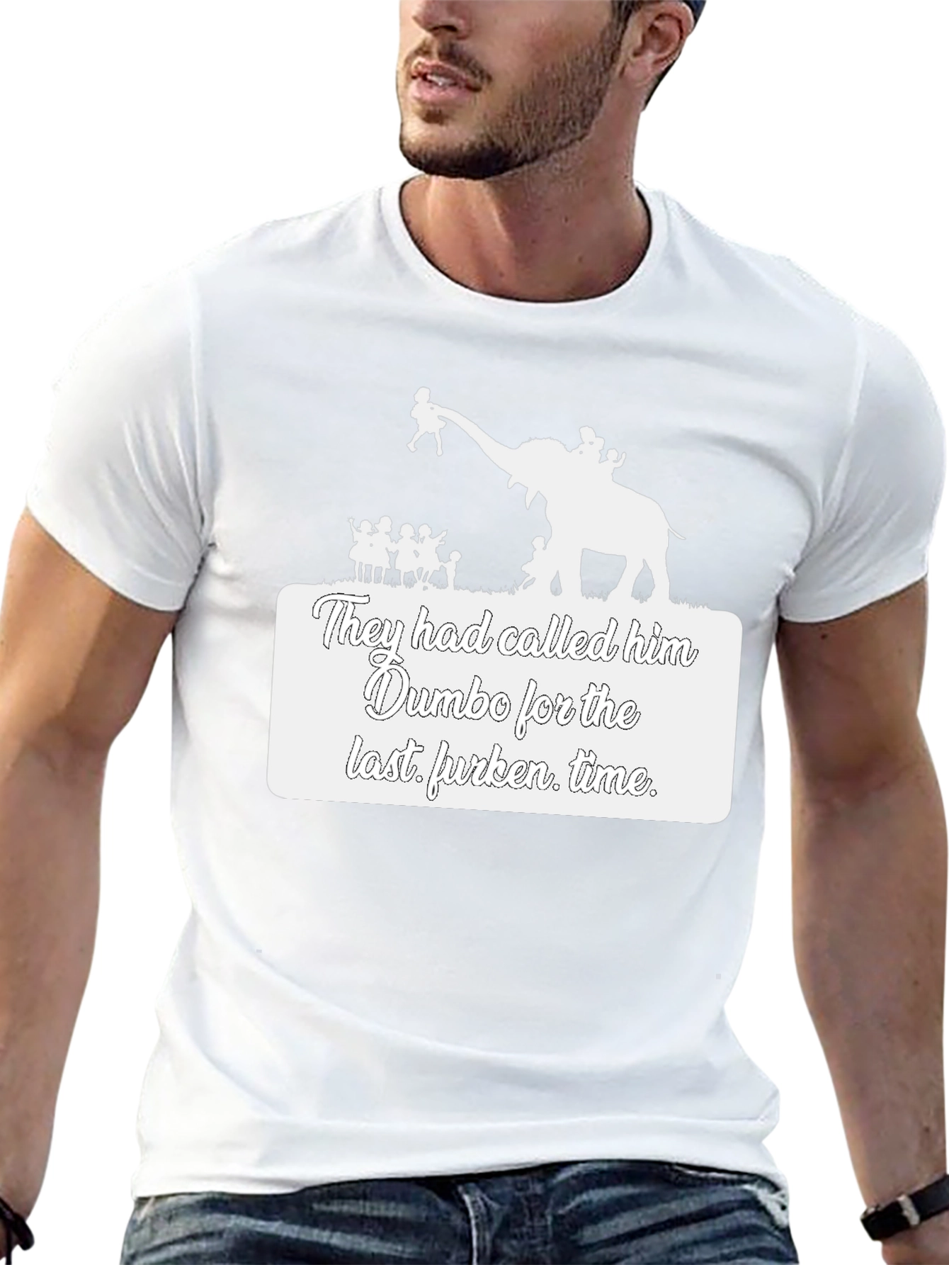 Dumbo Last Furken Time Black T-Shirt