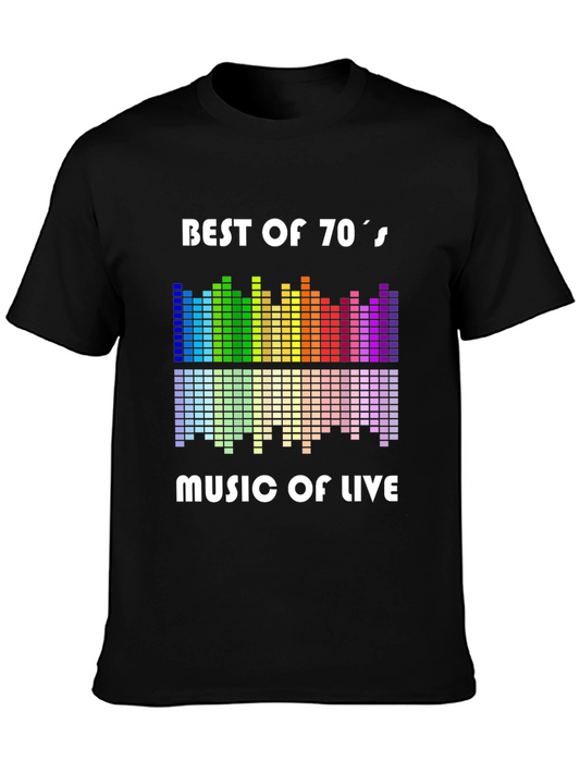 Best of 70s Music Live Graphic T-Shirt