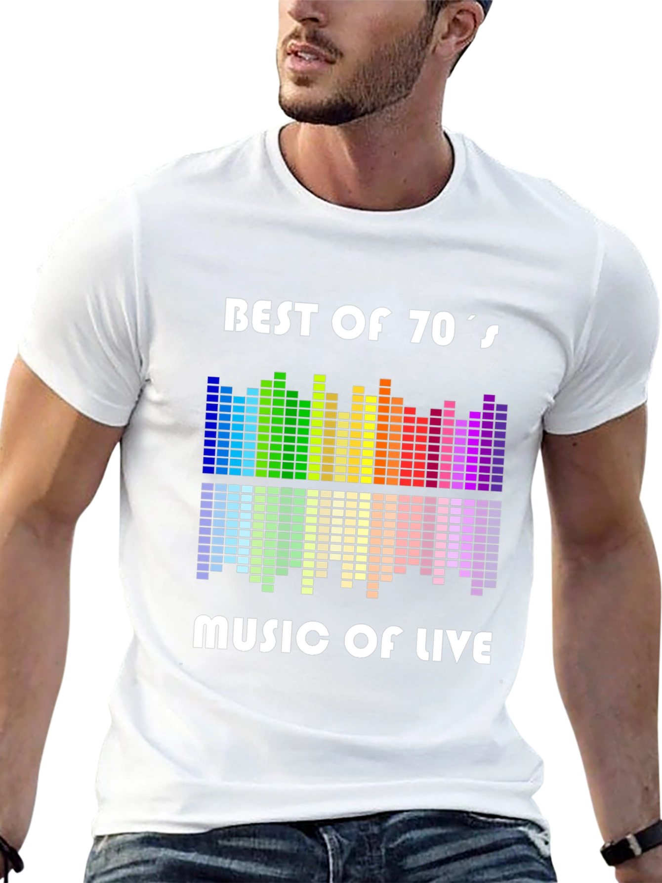 Best of 70s Music Live Graphic T-Shirt