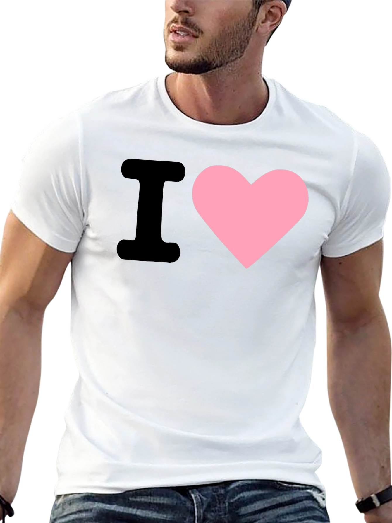I Heart Love Pink Heart Tee