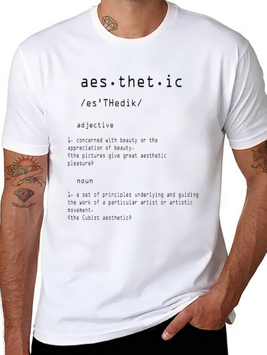 Aesthetic Definition Graphic Tee - Stylish & Unique