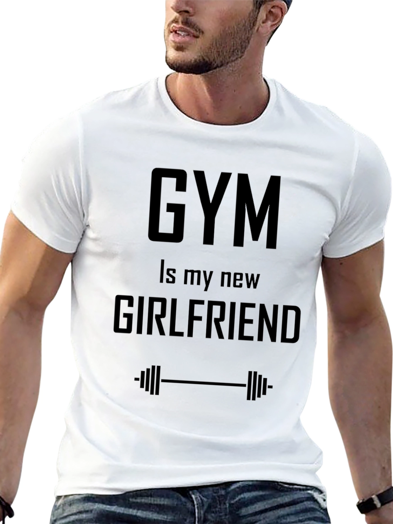 Gym Is My New Girlfriend Graphic Tee
