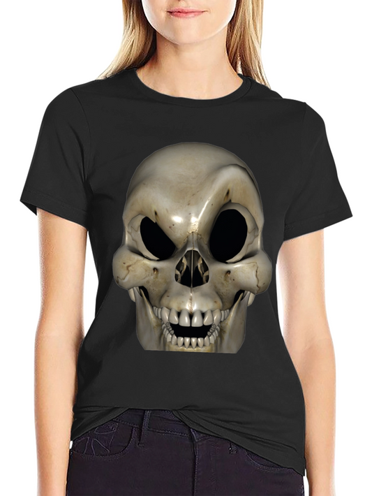 Skull Graphic T-Shirt - Bold Halloween Style
