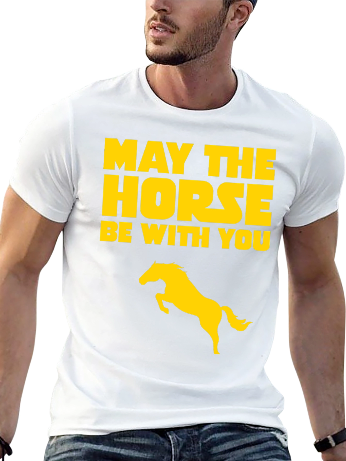 May The Horse Be With You Graphic Tee