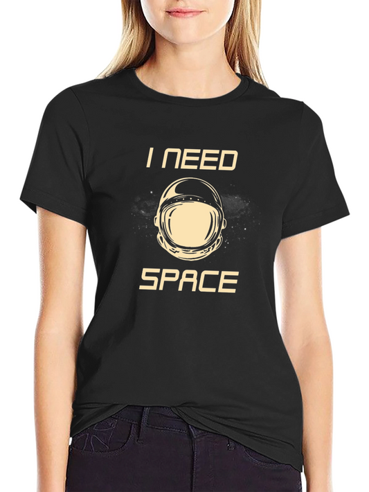 I Need Space T-Shirt - Astronaut Helmet Graphic Tee