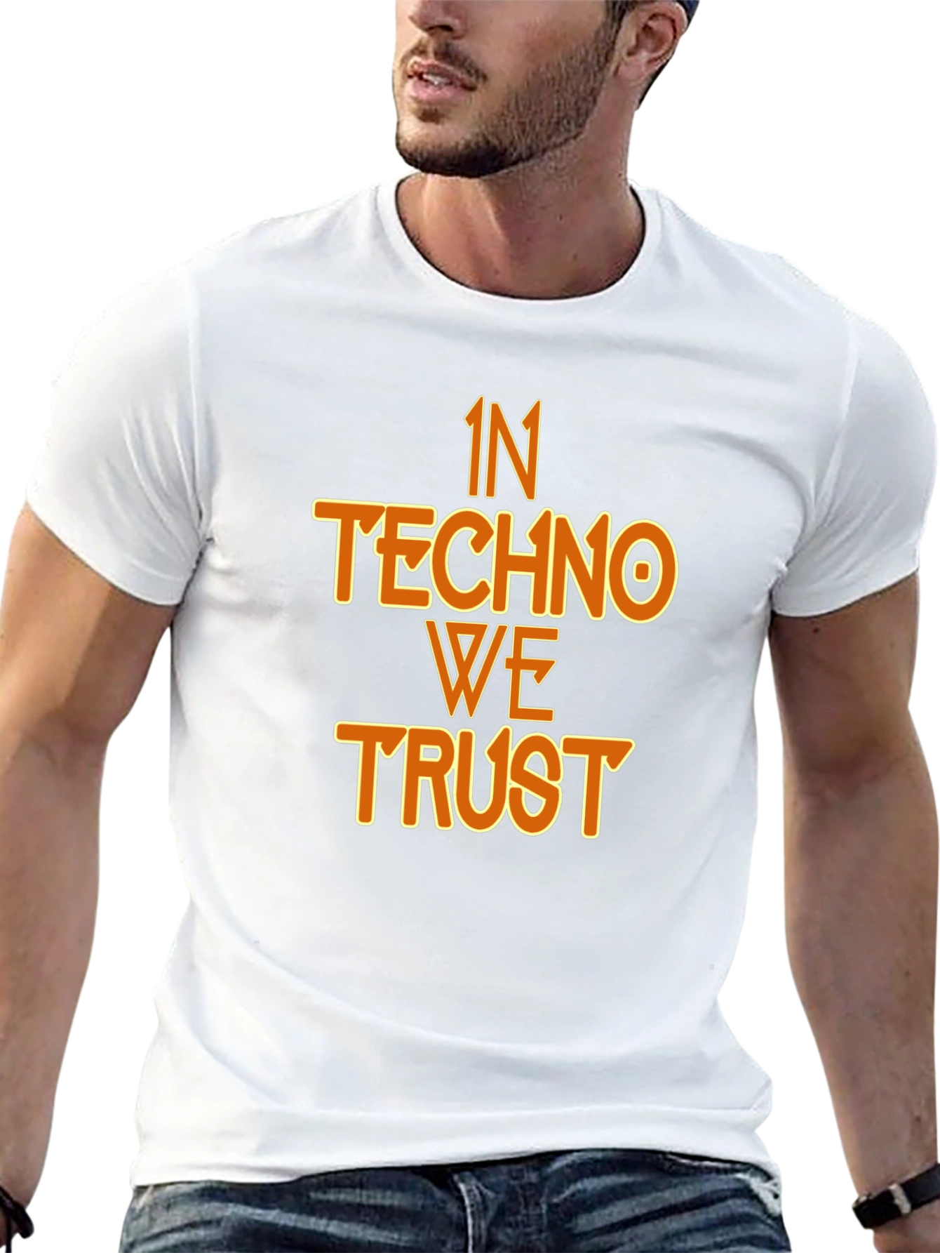 In Techno We Trust Graphic T-Shirt