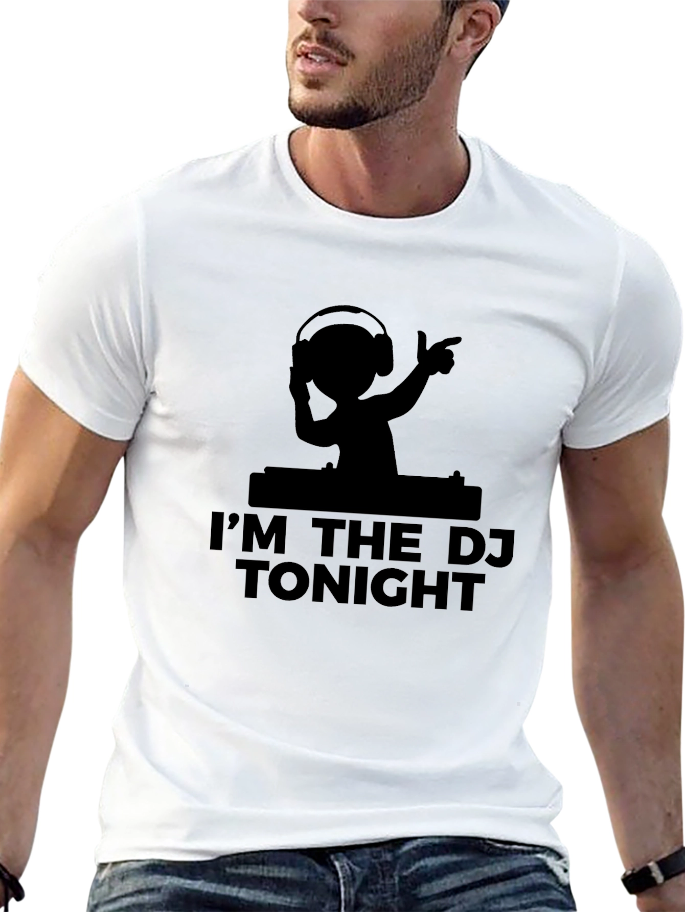 Im The DJ Tonight Black T-Shirt