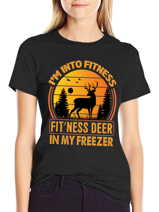 Im Into Fitness Fitness Deer T-Shirt
