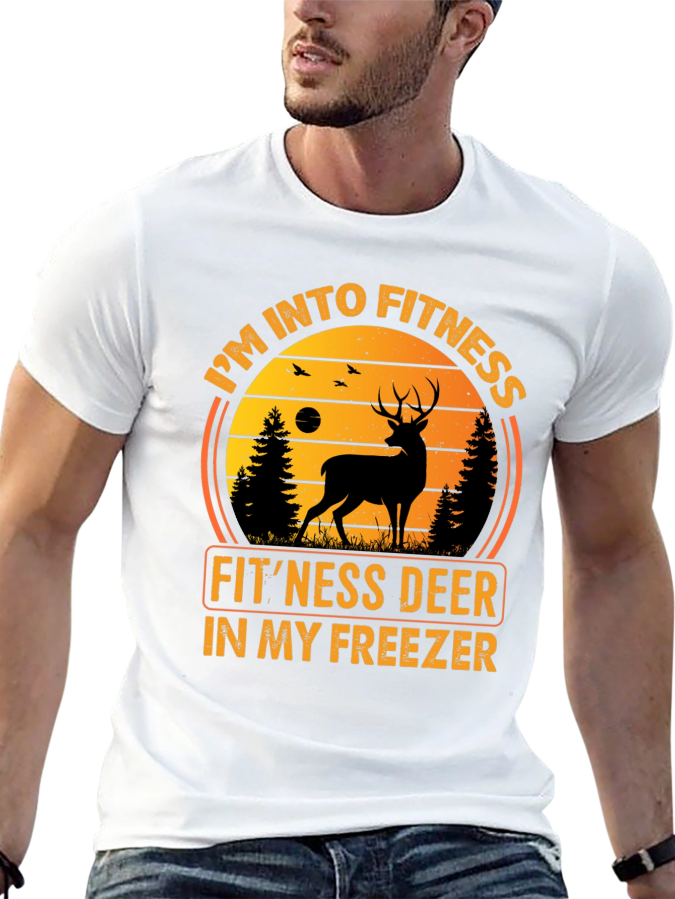Im Into Fitness Fitness Deer T-Shirt