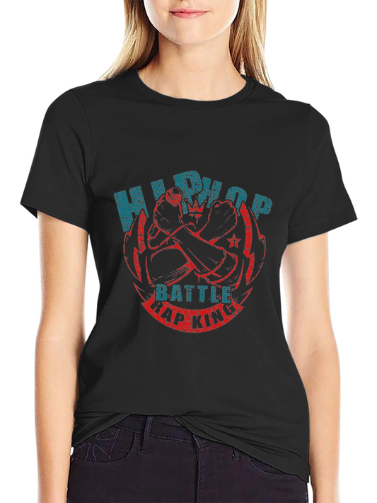 Hip Hop Battle Rap King Graphic Tee