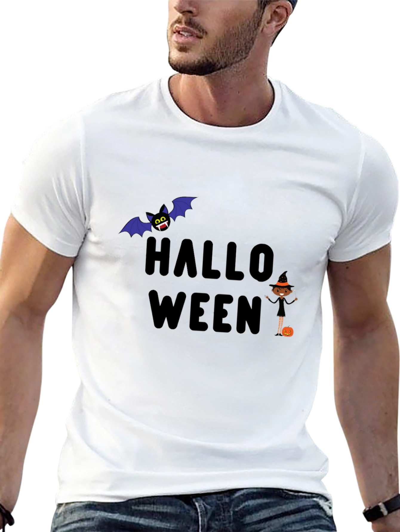 Halloween Themed Graphic T-Shirt