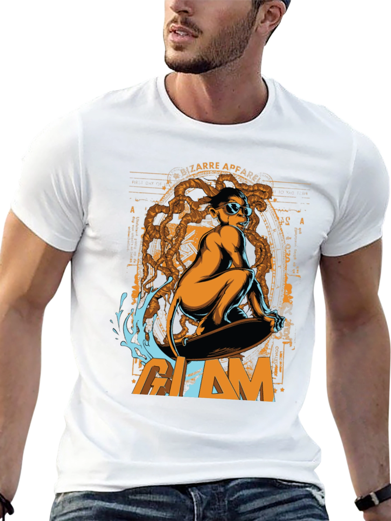 Glam Bizarre Apparel Graphic T-Shirt