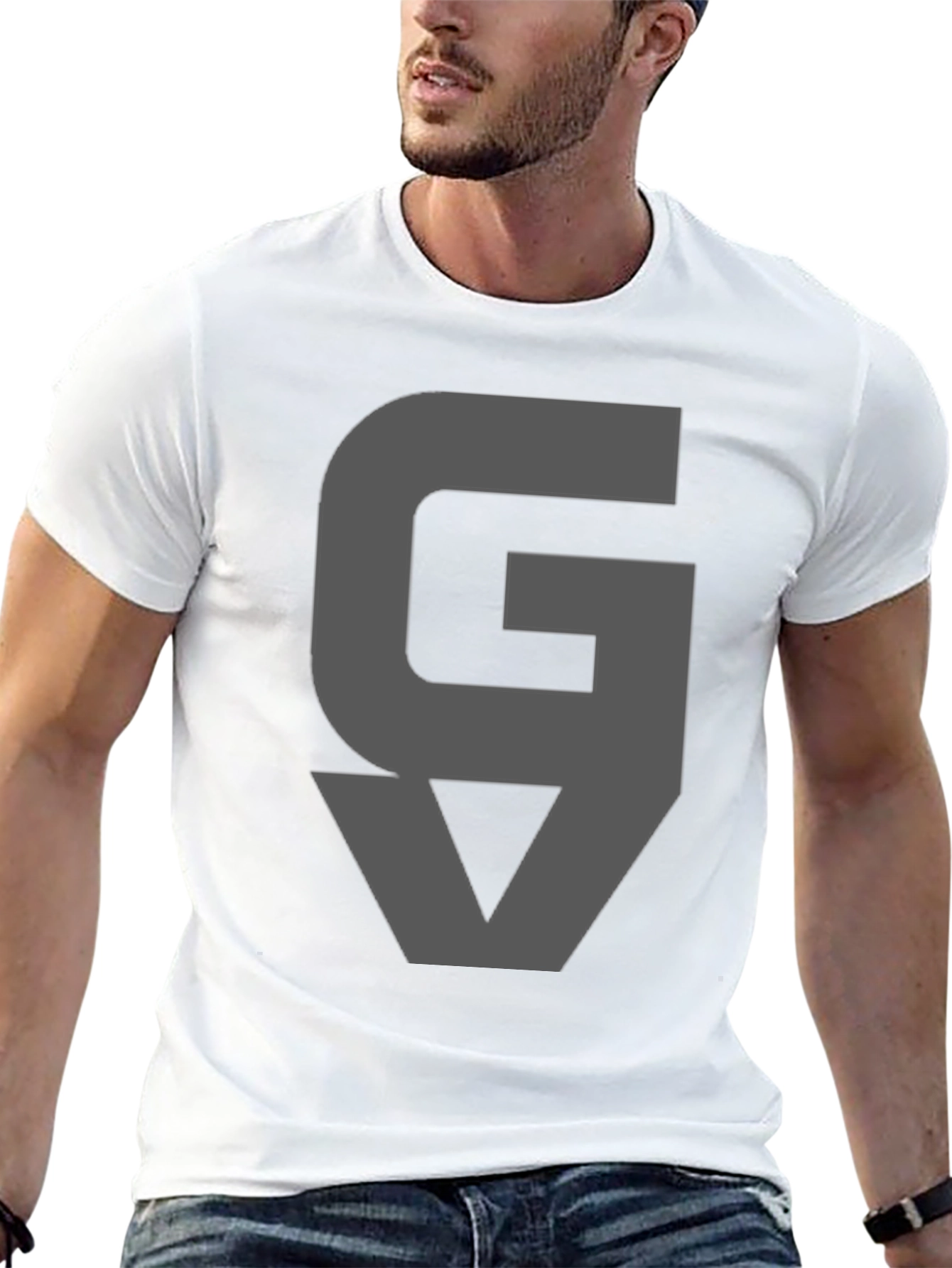 GV Logo T-Shirt - Modern Graphic Tee