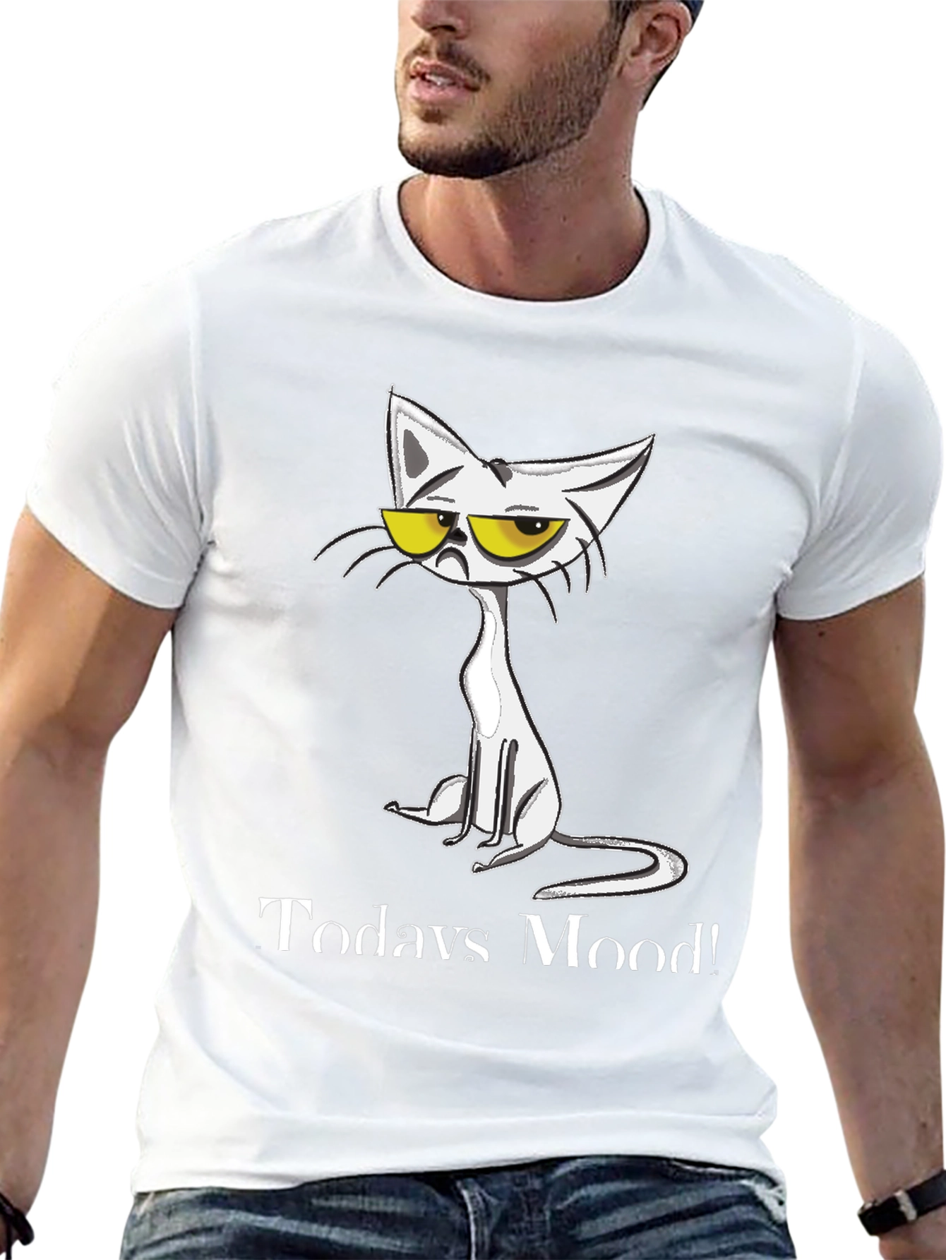 Grumpy Cat T-Shirt - Todays Mood Funny Tee