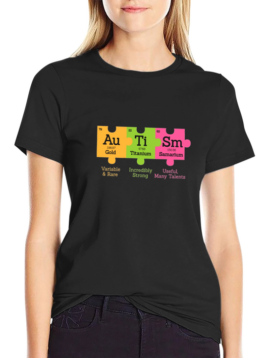 Autism Awareness Periodic Table T-Shirt