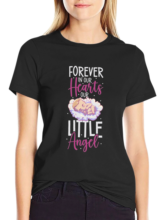 Forever In Our Hearts Little Angel Memorial T-Shirt