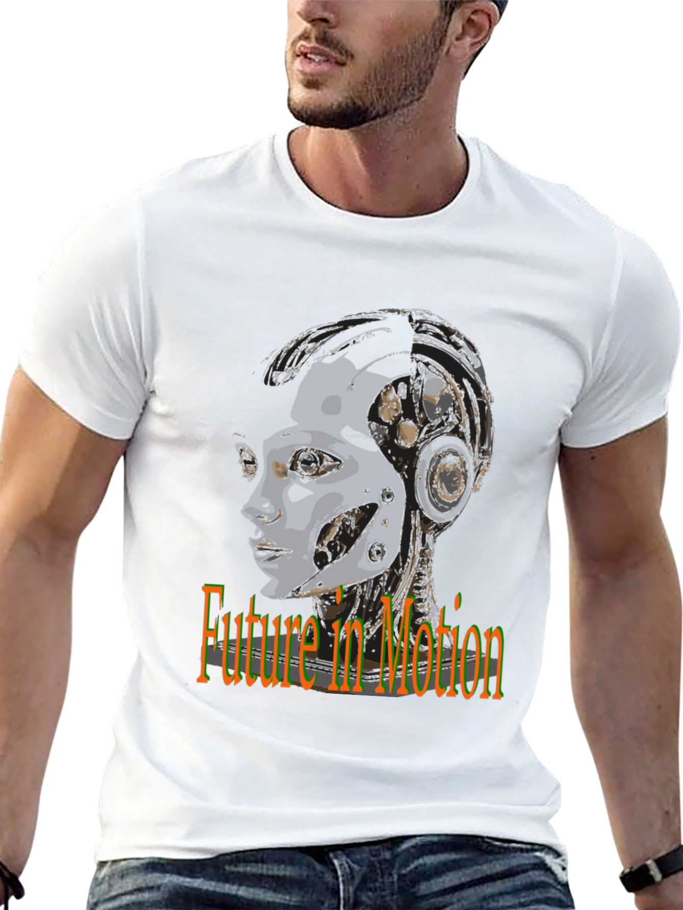 Future in Motion T-Shirt - Robot Design