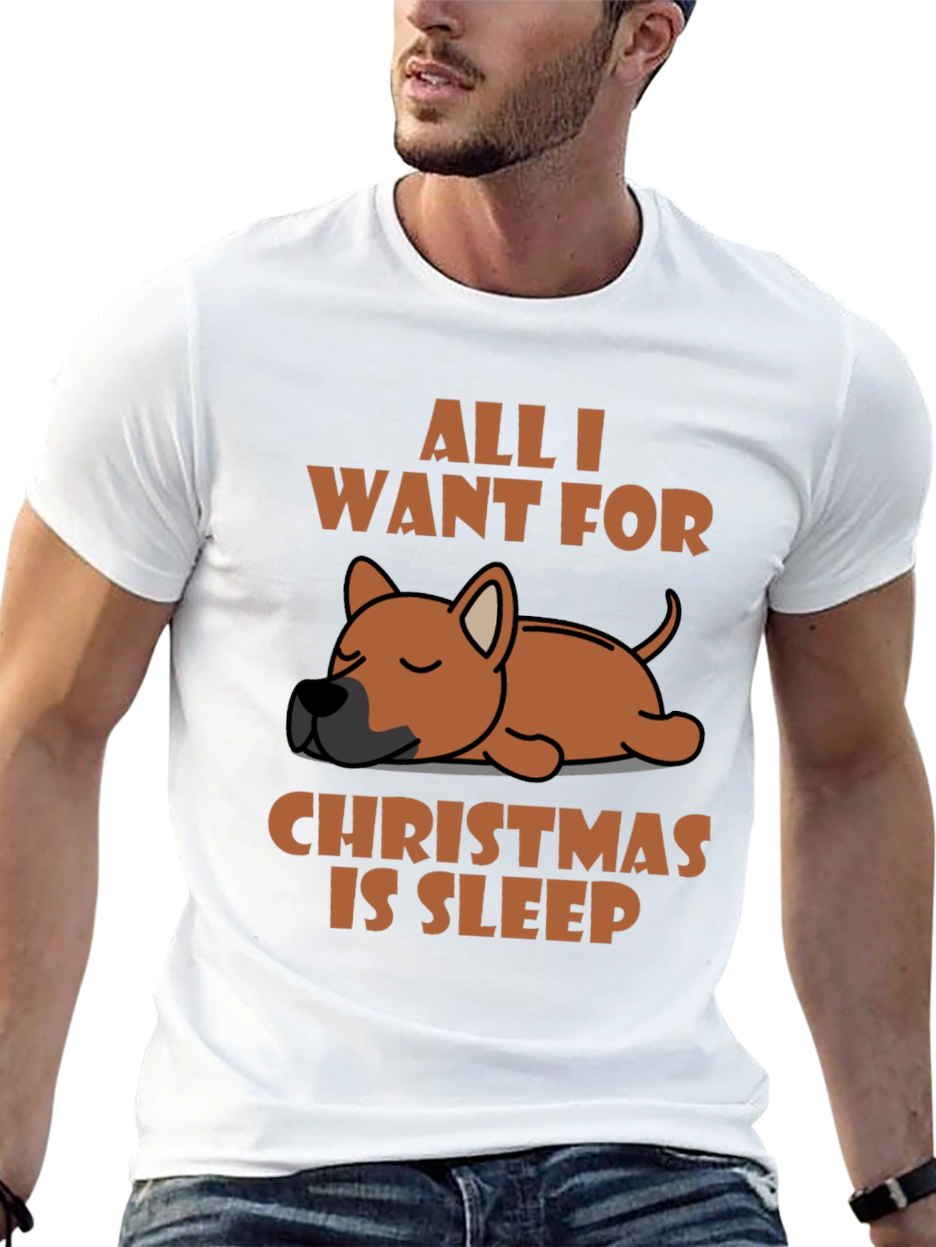 All I Want for Christmas is Sleep T-Shirt