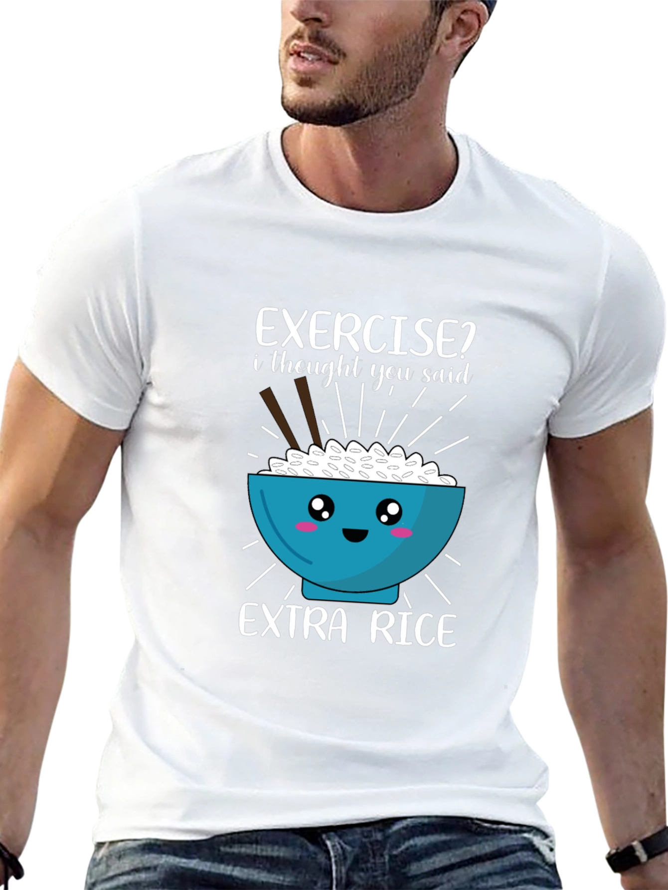 Exercise? Extra Rice T-Shirt
