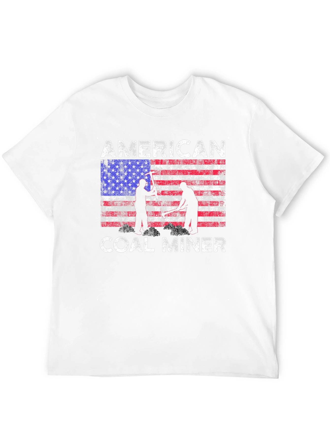 American Coal Miner Patriotic T-Shirt