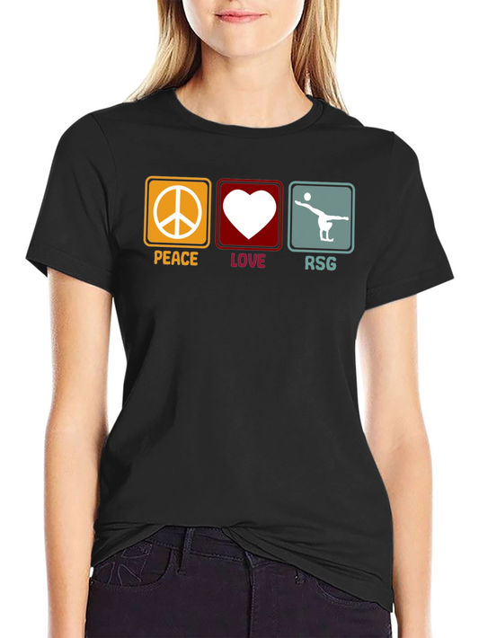 Peace Love RSG Rhythmic Gymnastics T-Shirt