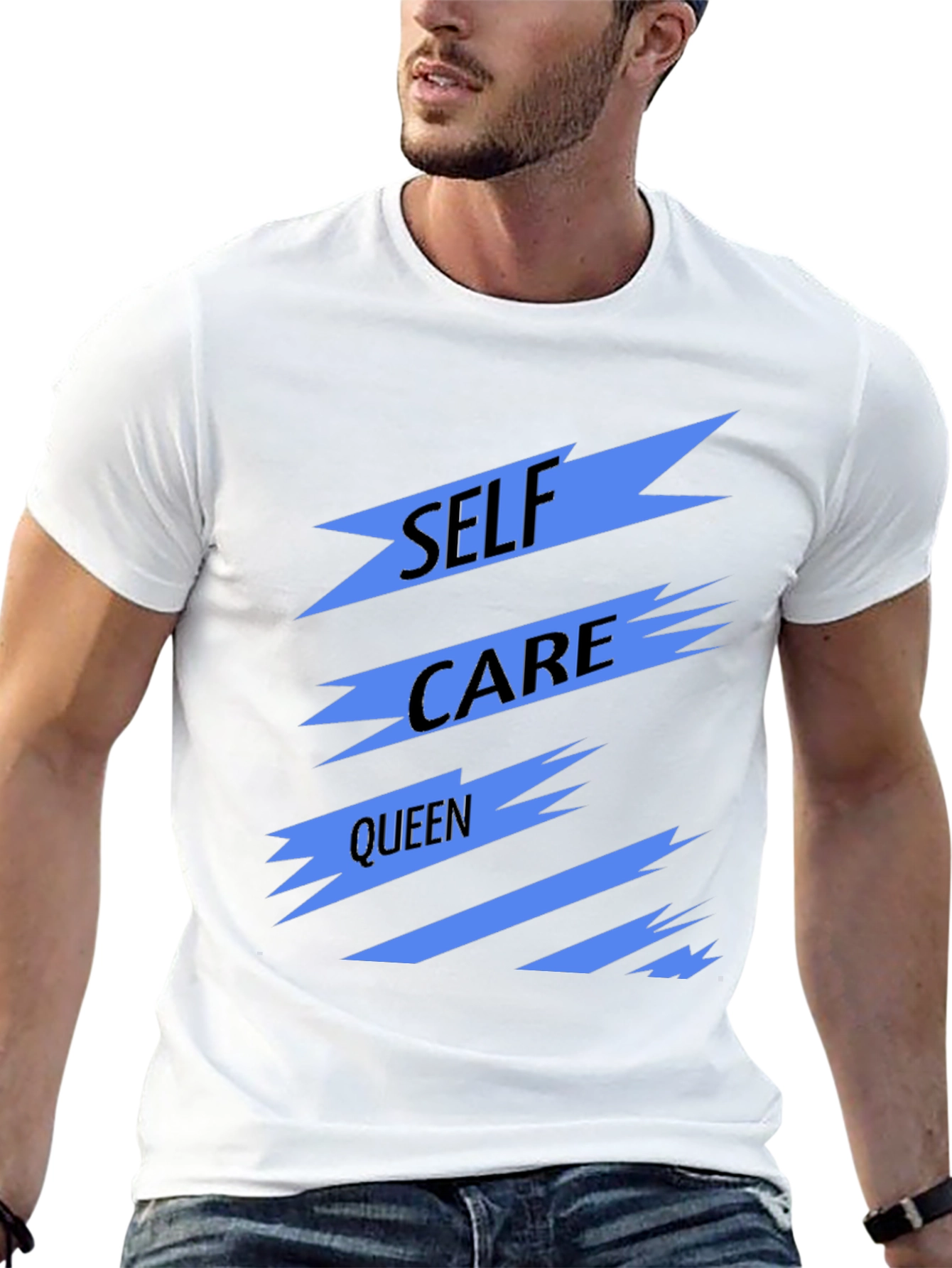 Self Care Queen Black Graphic Tee