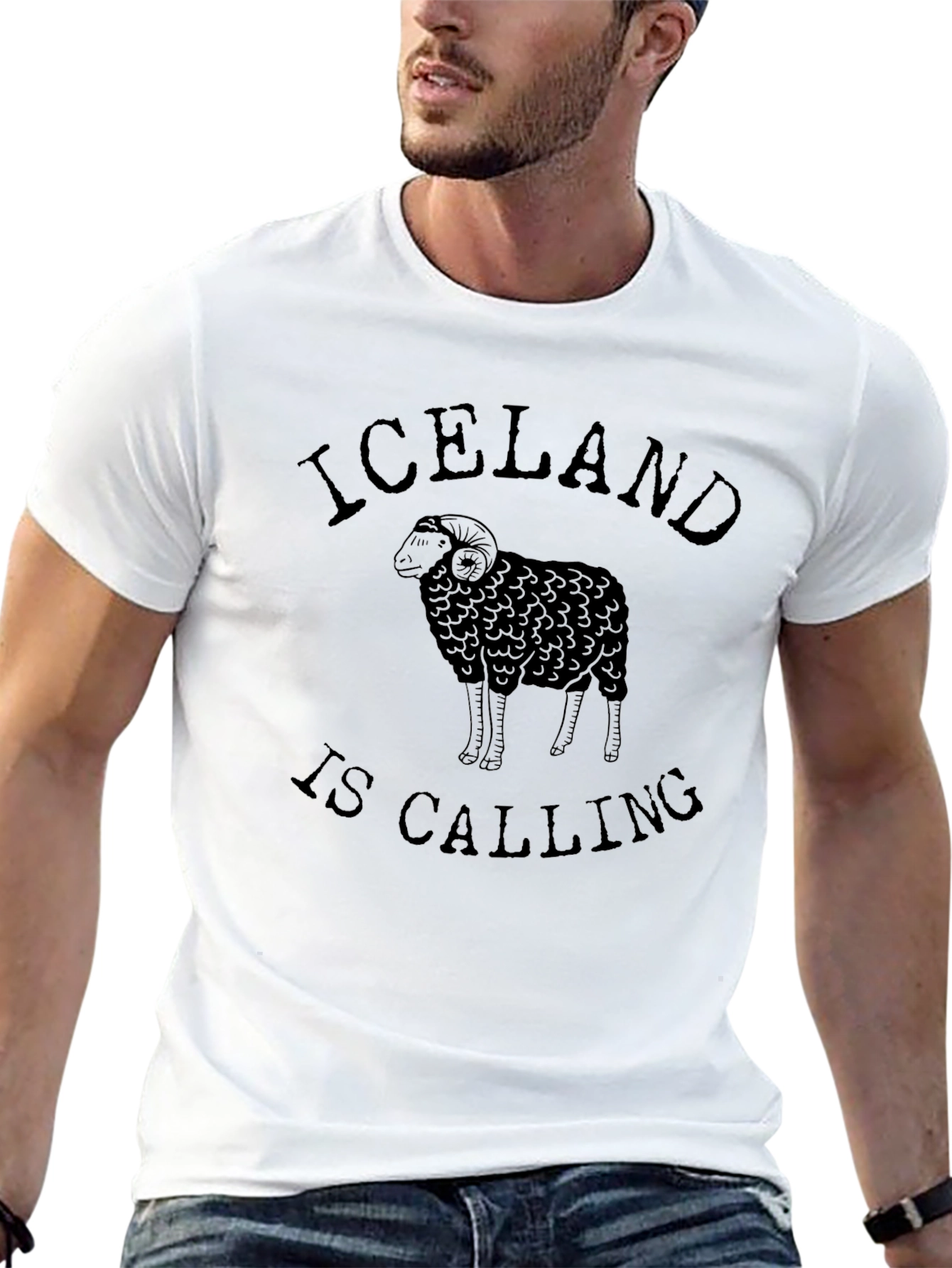 Iceland is Calling Sheep T-Shirt
