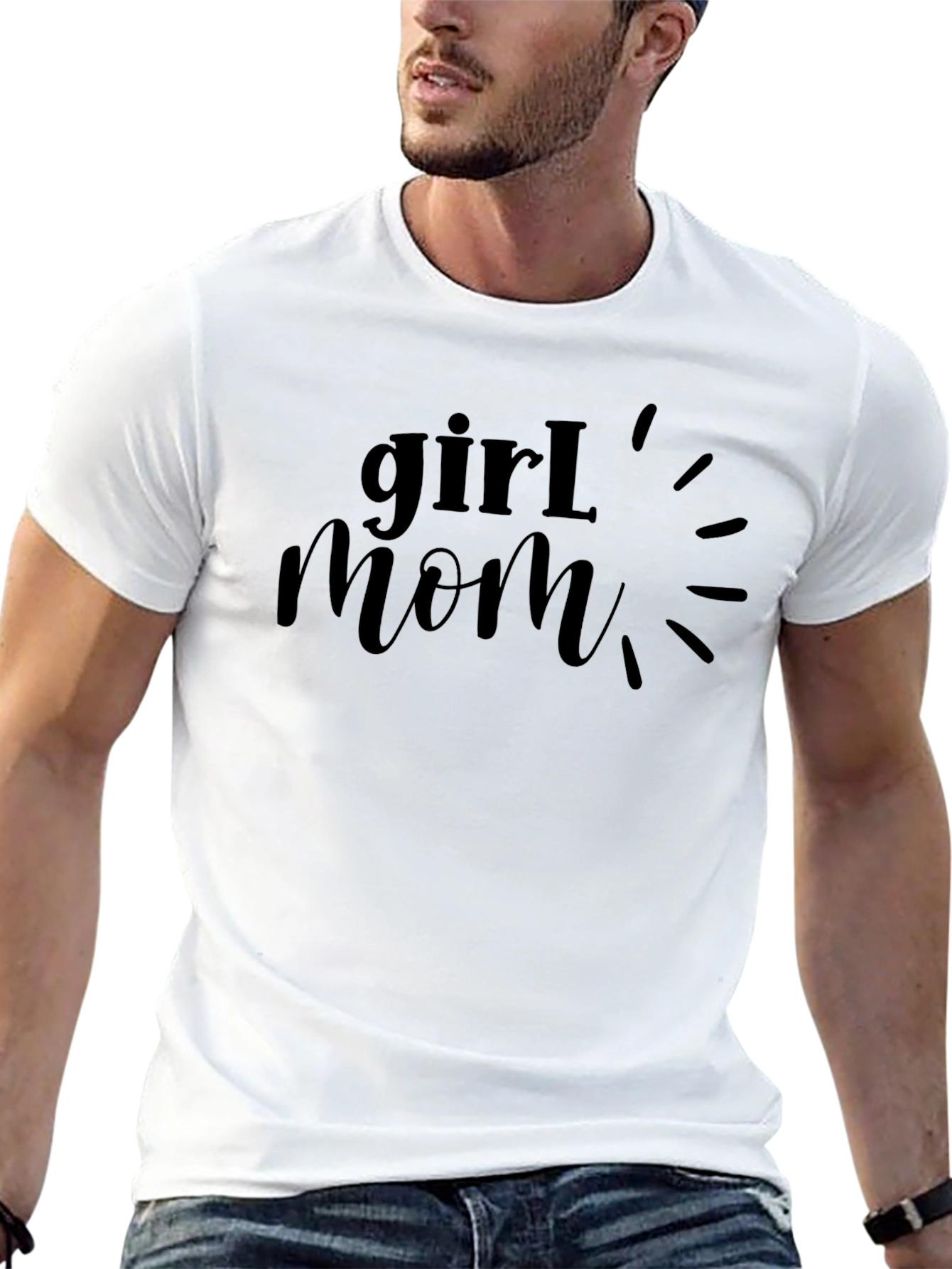 Girl Mom Graphic Tee - Black T-Shirt