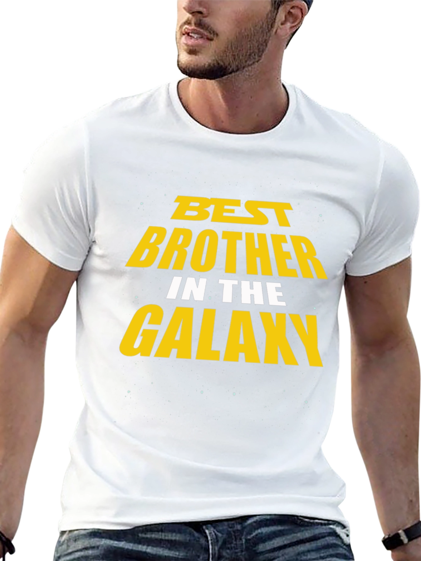 Best Brother in the Galaxy Black T-Shirt