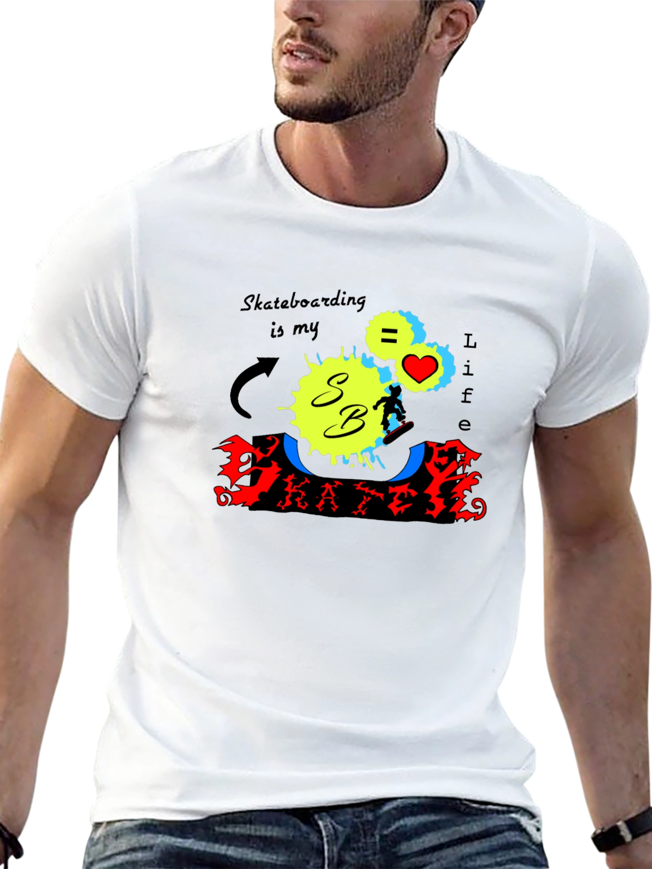 Skateboarding is My Life T-Shirt