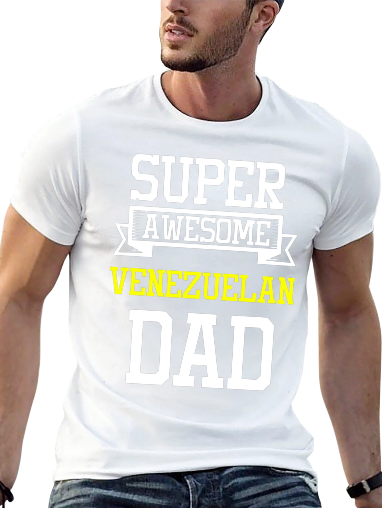 Super Awesome Venezuelan Dad Graphic Tee