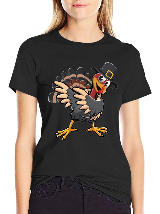 Thanksgiving Turkey Pilgrim Hat T-Shirt