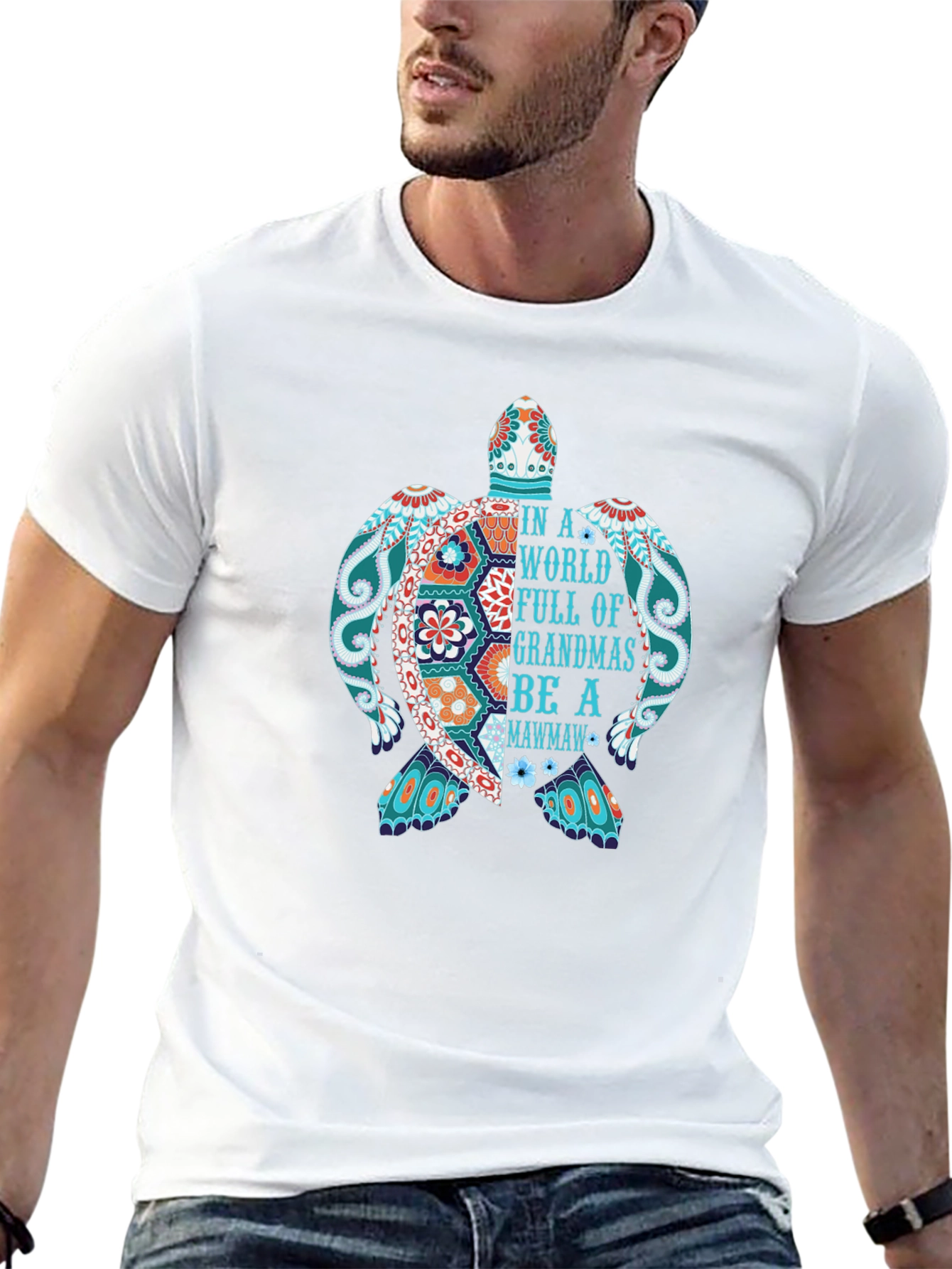 Grandma Turtle T-Shirt - Be a Mawmaw
