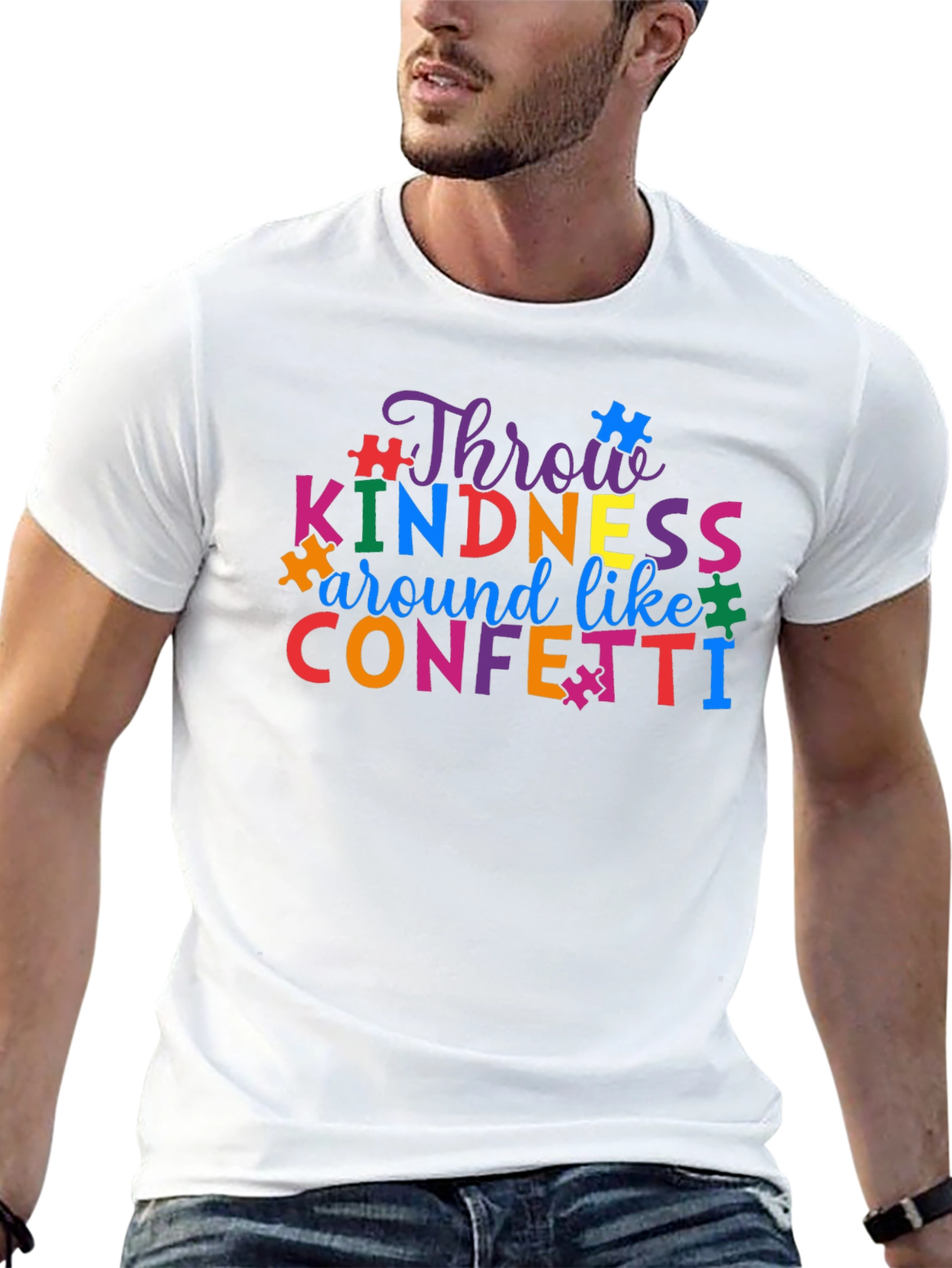 Throw Kindness Like Confetti Awareness T-Shirt