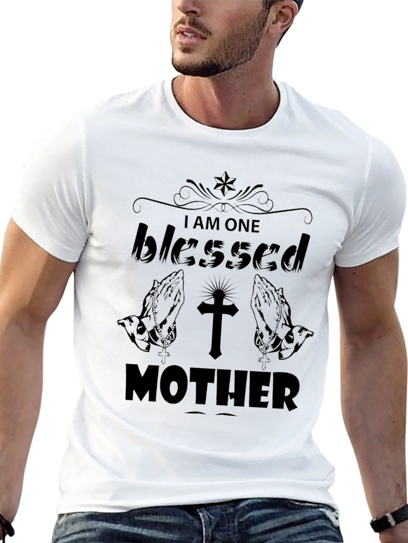 Blessed Mother T-Shirt - Religious Graphic Tee
