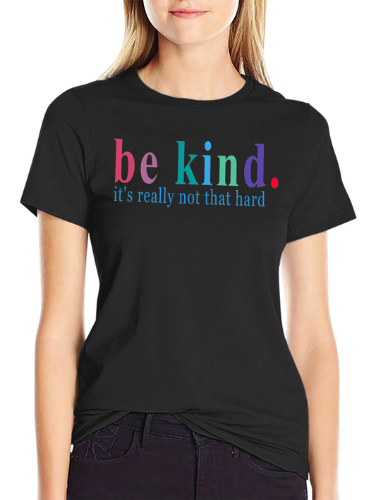 Be Kind Graphic Tee - Soft Cotton Comfort
