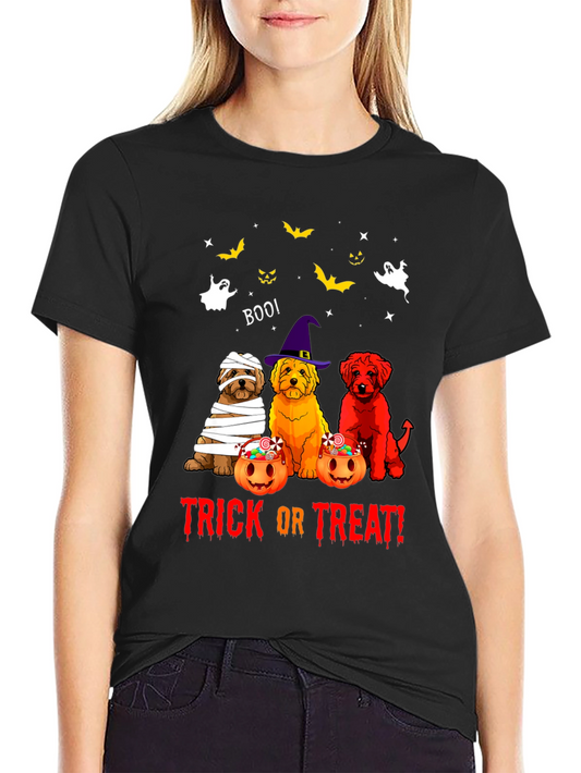 Halloween Dog Lover T-Shirt - Trick or Treat!