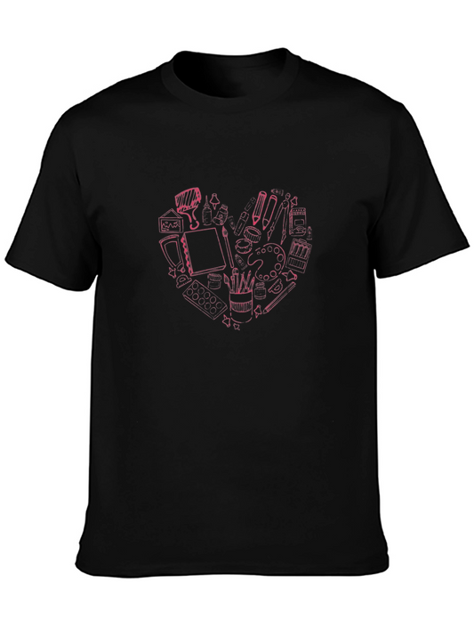 Artists Heart Graphic Tee - Black