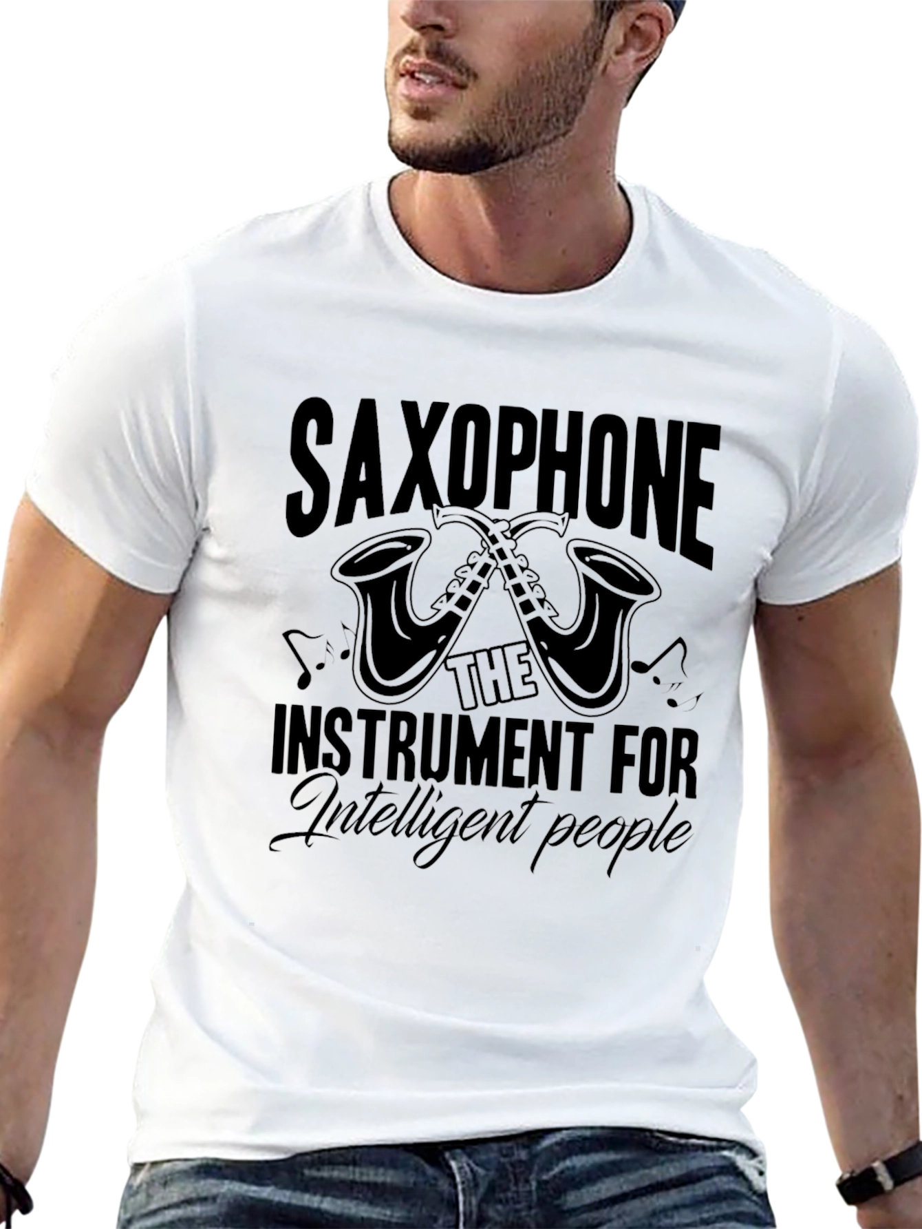 Saxophone Instrument for Intelligent People T-Shirt
