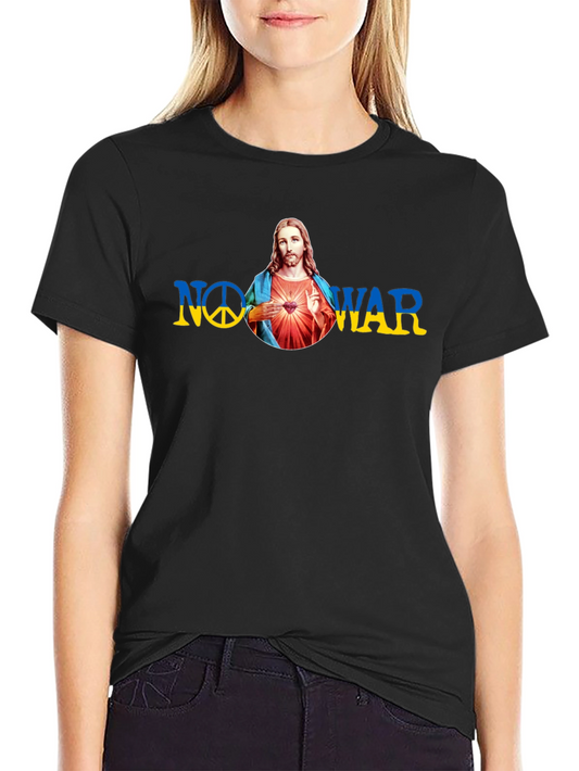 Peaceful Protest T-Shirt: No War Jesus Design