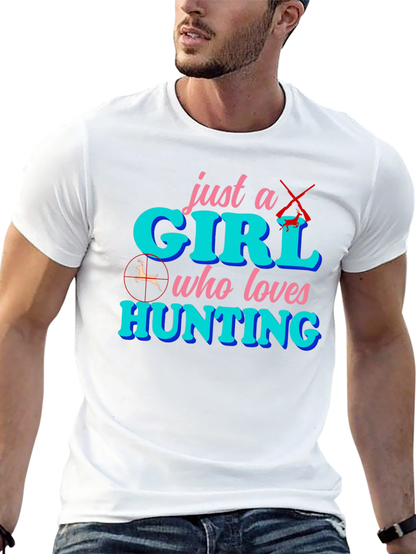 Just a Girl Who Loves Hunting T-Shirt